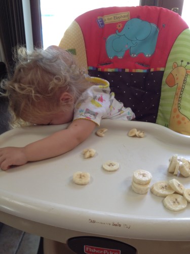 Okay, I'll give you "too tired to eat" this time.